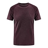 Celucke Herren Sport Funktionsshirt Laufshirts Übergröße Trainingsshirt Performance T-Shirt Kompressionsshirt, Einfarbig Kurzarm Rundhals Stretch Compression Atmungsaktiv Schnelltrock