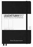 A5 Notizbuch personalisierbar mit Namen | Format A5 | Farbe schwarz | Lineatur blanko | von L