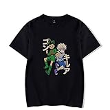 Hunter X Hunter Shirt,japanische Anime Manga T-Shirt,Unisex Kurzarm Shirt A S