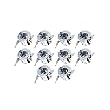 URCheers 10PCS 1W warmes gelbes Licht LED Einbaustrahler - Mini Spot Einbaustrahler (6000K Weiß)