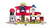 Fisher-Price FKD14 - Little People Bauernhof Spielset, mit Liedern und deutschen Sätzen bei Knopfdruck, Spielzeug ab 1 J