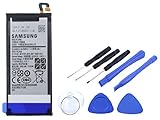 2in1-SET Akku für Samsung Galaxy A5 (2017) - Ersatzakku Li-Ion mit 3000mAh inklusive Werkzeug SET