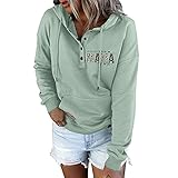 Damen Sweatshirt XXL Tshirt Damen lang copyshirt Damen 2021 schicke Pullover Damen Oberteile Damen elegant Tshirt Damen lang Kaputzenjacke Damen Oversize Shirt D