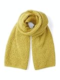 TOM TAILOR Damen Accessoire Bouclé Strickschal california sand melange,ONESIZE,24567,3000