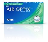 Air Optix for Astigmatism Monatslinsen weich, 6 Stück / BC 8.7 mm / DIA 14.5 mm / CYL -0.75 / ACHSE 180 / -1.75 Diop