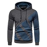 ZDDHOODY Herren Sweatshirt Kapuzenpullover Pullover Hoodie Sweatjacke Casual Streetwear Basic Style Herbst Winter Sport Oberteil Fitness Läuft Kapuzenpulli Gym Langarm Pullover Hoodies Langarm Top