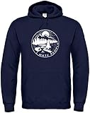 Textildruck Universum Hoodie I Hate People S bis 5XL (Dunkelblau, L)