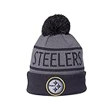 New Era NFL Pittsburgh Steelers Storm Beanie Sport Knit, Schwarz , O