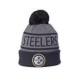 New Era NFL Pittsburgh Steelers Storm Beanie Sport Knit, Schwarz , O