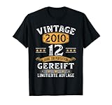 12. Geburtstag Geschenk Jahrgang 2010 Legendär Seit 2010 T-S