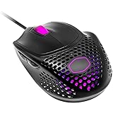 Cooler Master MM720 RGB-LED Claw Grip Gaming Maus mit Kabel - Ultra-leichte 49g Wabenschale, 16000 DPI Optischer Sensor, 70 Millionen Klick Micro Switches, PTFE Gleit-Füße - Matt Schw