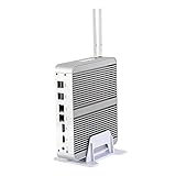 4K Fanless Mini PC, Desktop Computer, HTPC, Intel Core I7 7560U, Windows 10 or Linux Ubuntu, BM17, ACWiFi/BT/2LAN/DP/HDMI/4USB3.0/4USB2.0/Optical/SIM 4G Support, (8G DDR4 RAM/256G SSD)