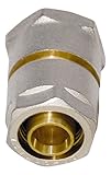 Wiroflex Klemmring-Verschraubung inklusive Adapter | Komplettlösung | Schraubsystem | 26 mm x 3/4 IG | Für Mehrschichtverb