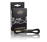 Grandseigneur Premium Schnürsenkel gewachst 1 Paar Ø 2,5mm - runde Schuhbänder 100% Baumwolle - reißfeste Shoelaces für Anzugsschuhe, Laufschuhe, Sneaker, Business (Schwarz, 100cm)