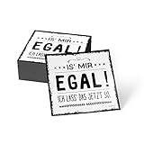 how about tee? Magnet-Sticker: is' Mir egal! Ich Lass' das je - Kühlschrankmagnet mit Sp