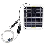 Yeahb 20W Solar Teichbelüfter, Sauerstoffpumpe Für Teich Mit Solar Professional Sauerstoffpumpe Gartenteich Solar Teich Luftpumpe Teichpumpe, Verwendet für Fischteich, Teichbelüftung