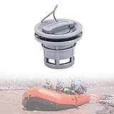 Yosoo Health Gear Ventil für sup, Schlauchboot Ventil, Schlauchboot Ventil, Bootsluftventil, Ersatz des Bootsgasventils, PVC-Bootsventil für Schlauchboote, Flussflöße und Kajaks (grau)
