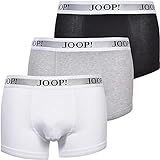 Joop! Herren 3er Pack Boxer Shorts - Fine Cotton Stretch, Vorteilspack, Logo (XXL (XX-Large), schwarz/grau/weiß)