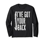 T-Shirt mit Aufschrift 'I've Got Your Back' Lang