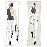 Luckyq My Hero Academia Todoroki Shoto Zierkissenbezüge Umarmungskissen Kissenbezug Figuren Dekokissen Dekoration(2 Way Tricot) 160 x 50cm(62.9in x 19.6in)