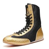 Boxschuhe Herren Wrestling Schuhe Boxers Trainers Kampfsport Schuhe Atmungsaktive Bodybuilding Boxen Stiefel Jugendliche Muay Thai Kickboxen Sparring