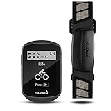 Garmin Edge 130 HR Bundle - GPS-Fahrradcomputer inkl. Herzfrequenz-Brustgurt. Kompaktes und leichtes Design, GPS/GLONASS/Galileo-Satellitenempfang, Navigationsfunktionen, Smartphone Benachrichtigung