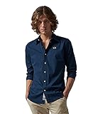 La Martina - Herrenhemd Slim fit, Marineblau, M