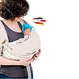 Lodger Shelter 2.0 - 3in1 Babytrage, Babytragetuch, Babysling Transportdecke für Babys und Eltern, ab Geburt bis 18M (max.12kg)