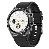 PKLG Herren Smart Watch Bluetooth Anruf Musik Uhr Fitness Tracker mit Blutdruck- und Pulsmesser Damen Schrittzähler Sportuhr (C)