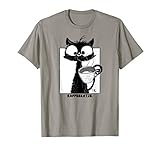 Süße Schwarze Katze Kaffeetasse Kaffee Miau 'KAFFEEKATZE' T-S