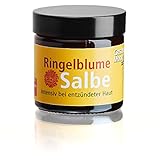 Ringelblumensalbe I CristinenMoor Ringelblume Salbe, naturkosmetisch, intensiv bei trockener, entzündeter Haut (110 ml)