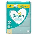 Pampers Feuchte Tücher Sensitive, 4 x 80 Tücher (320 Tücher)