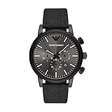 Emporio Armani Men's Analog Quartz Uhr mit Leather Armband AR11409