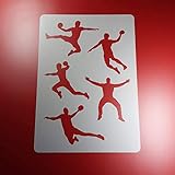 Schablone Handball Sport Handballer - BA76