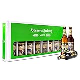 Brauerei Zwönitz Männerhandtasche Bier/Party Bier Set mit 8 Bieren/Bier Geschenke/Männer Handtasche als Bier Geschenk/Bier Männerhandtasche/Bier Paket als Vatertagsgeschenk / 8 × 0,5 l F