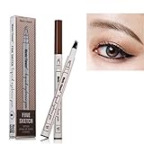 1 Pack Tragbare Wasserdichte Augenbraue Bleistift langlebige Stirngel Für Augenbrauen Makeup Schönheitspflege Werkzeug Braune Augenbrauenfarb
