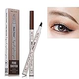 1 Pack Tragbare Wasserdichte Augenbraue Bleistift langlebige Stirngel Für Augenbrauen Makeup Schönheitspflege Werkzeug Braune Augenbrauenfarb