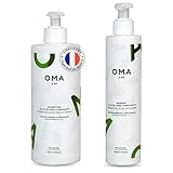 Duo Shampoo & Maske Sulfatfrei OMA & ME - 500ml & 250ml - Dehydriertes Haar - Mit Aloe Vera - Made in FRANCE