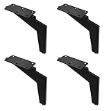 4 Stück Schwarze Möbelfüße,DIY Metall Möbelbeine,Eisen Möbelfüsse,Tischbeine,Austauschbare Schrankfüße,für Sofafüße,Couchtischfüße,TV-Schrankfüße,Badezimmerschrank,Ersatzkabinettfüße(120mm/4.7in)