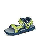 Jack Wolfskin Jungen Unisex Kinder Seven SEAS 3 K Sport Sandalen, Grün (Lime/Blue 4171), 29 EU