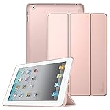 Fintie Hülle für iPad 4 iPad 3 iPad 2 - Ultradünne Superleicht Schutzhülle mit transparenter Rückseite Abdeckung Cover mit Auto Sleep/Wake für 9.7' iPad 2, iPad 3, iPad 4, Roség