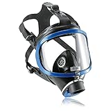 Dräger X-plore 6300 Vollmaske aus EPDM mit Standard-Rd40-Anschluss Rd40| Maske geeignet für Farben, Lacke, Schreinerarbeiten, Landw