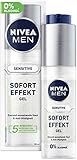 Nivea Men Sensitive Sofort Effekt Gel für empfindliche Haut (50 ml), leichtes Feuchtigkeitsgel, mit Kamille und Vitamin E für gesund aussehende Haut & Anti-Müdigk