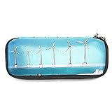 Federmäppchen Federtaschen Teenager Mädchen Mäppchen Etui Stifte, Große Kapazität Pencil Case für Schule & Büro Windkraftanlag