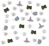 Streudeko Oktoberfest 38-teilig Lederhose Filzhut Edelweiss Wiesn Dek