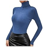 Kurzarm/Langarm T-Shirt Lässige T-Shirt Oberteile für Frauen Tank Top Shirt Hemdbluse Loose fit T Shirt Casual Oberteile Baumwoll Basic Tops Shirt Rundhalsausschnitt Basic Kurzarm L