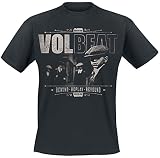 Volbeat The Gang Männer T-Shirt schwarz XL 100% Baumwolle Band-Merch, Bands, Nachhaltigk