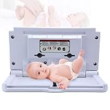 Baby Wickeln Wickeltisch Horizontal Wandmontage Klappbar Baby-Wickelstation Maximale Tragfähigkeit: 80kg H
