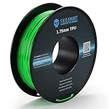 SainSmart Neonfarbenes TPU, 1,75 mm flexibles TPU 3D-Drucker-Filament 800 g, Maßgenauigkeit +/- 0,05 mm, Neongrü