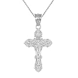 Halskette mit Kreuz-Anhänger Sterling-Silber 925 B